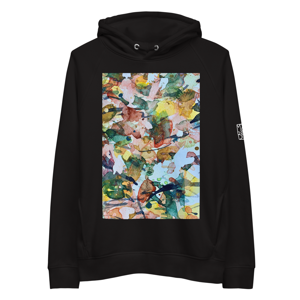 Organic Cotton Unisex Hoodie - Petals