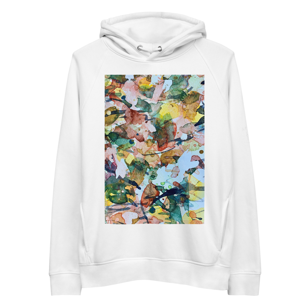Organic Cotton Unisex Hoodie - Petals