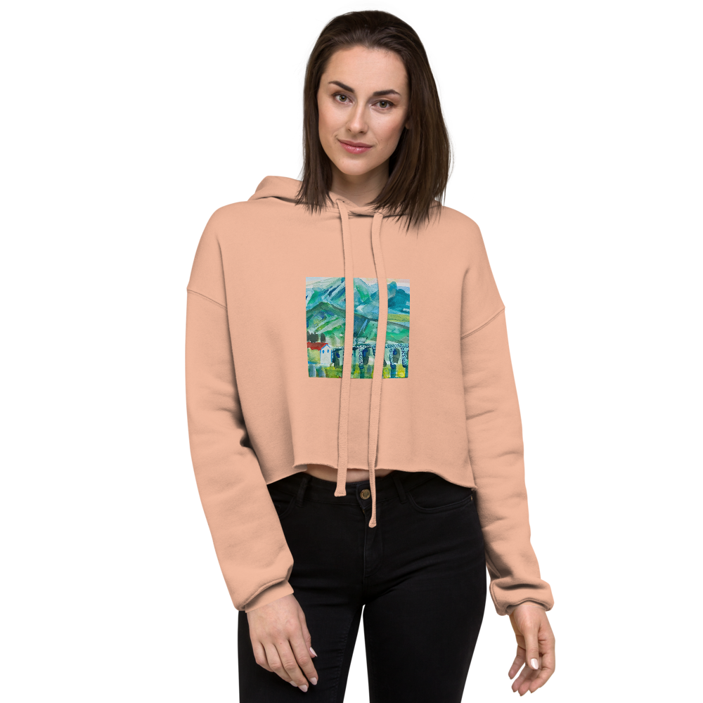 Crop Hoodie - The Peaceful
