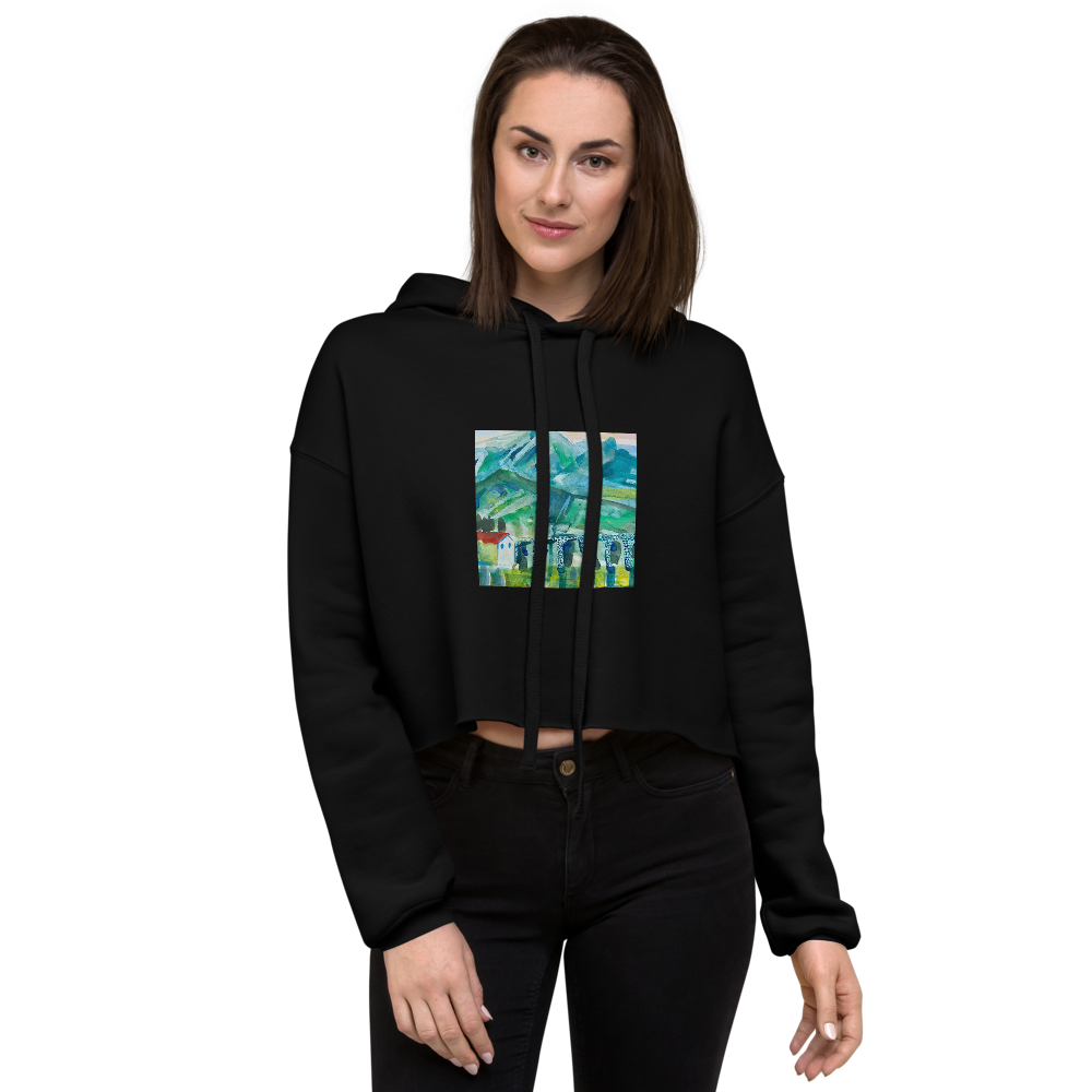 Crop Hoodie - The Peaceful