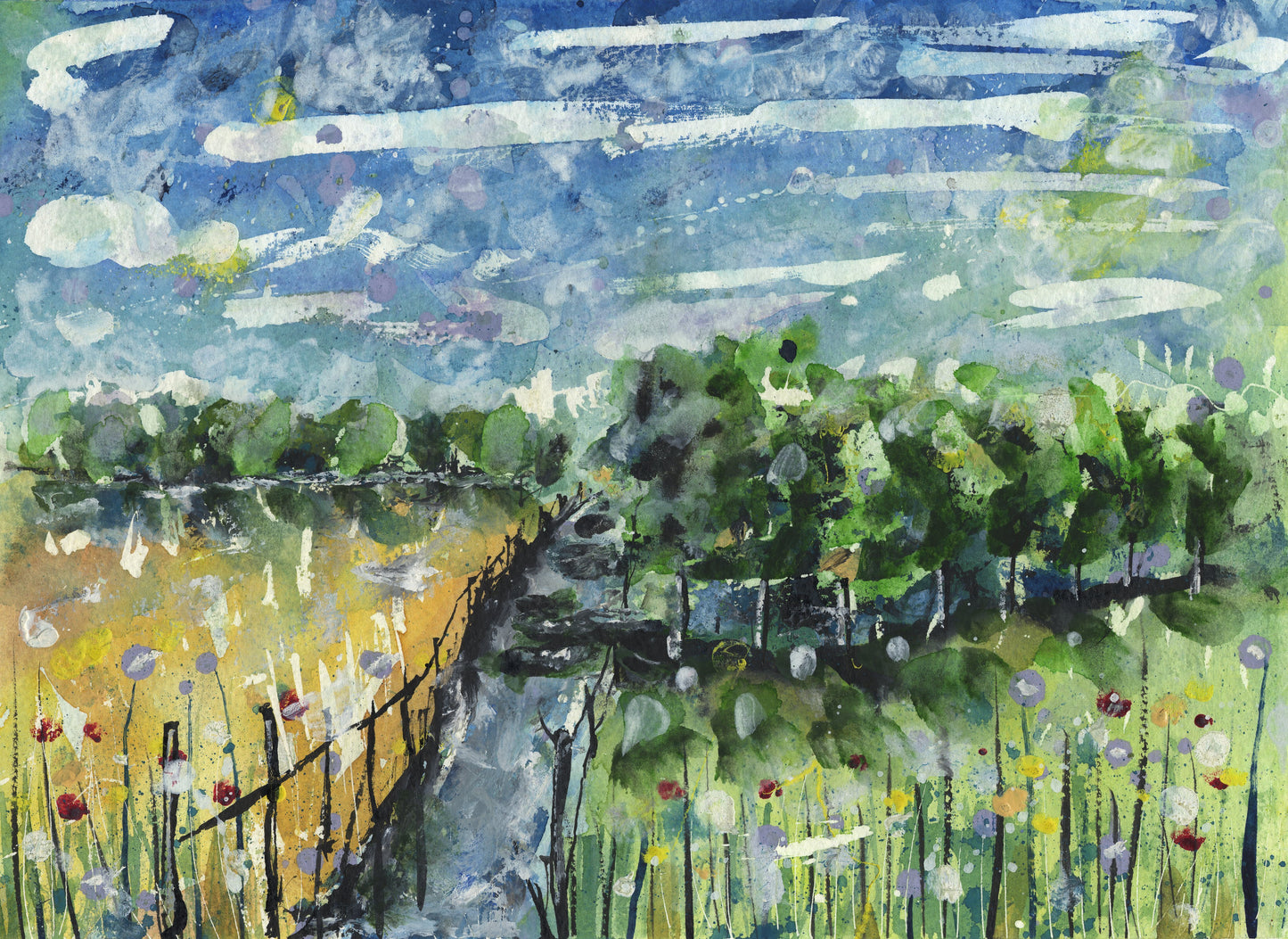 SALE - Old Roads - Original Painting
