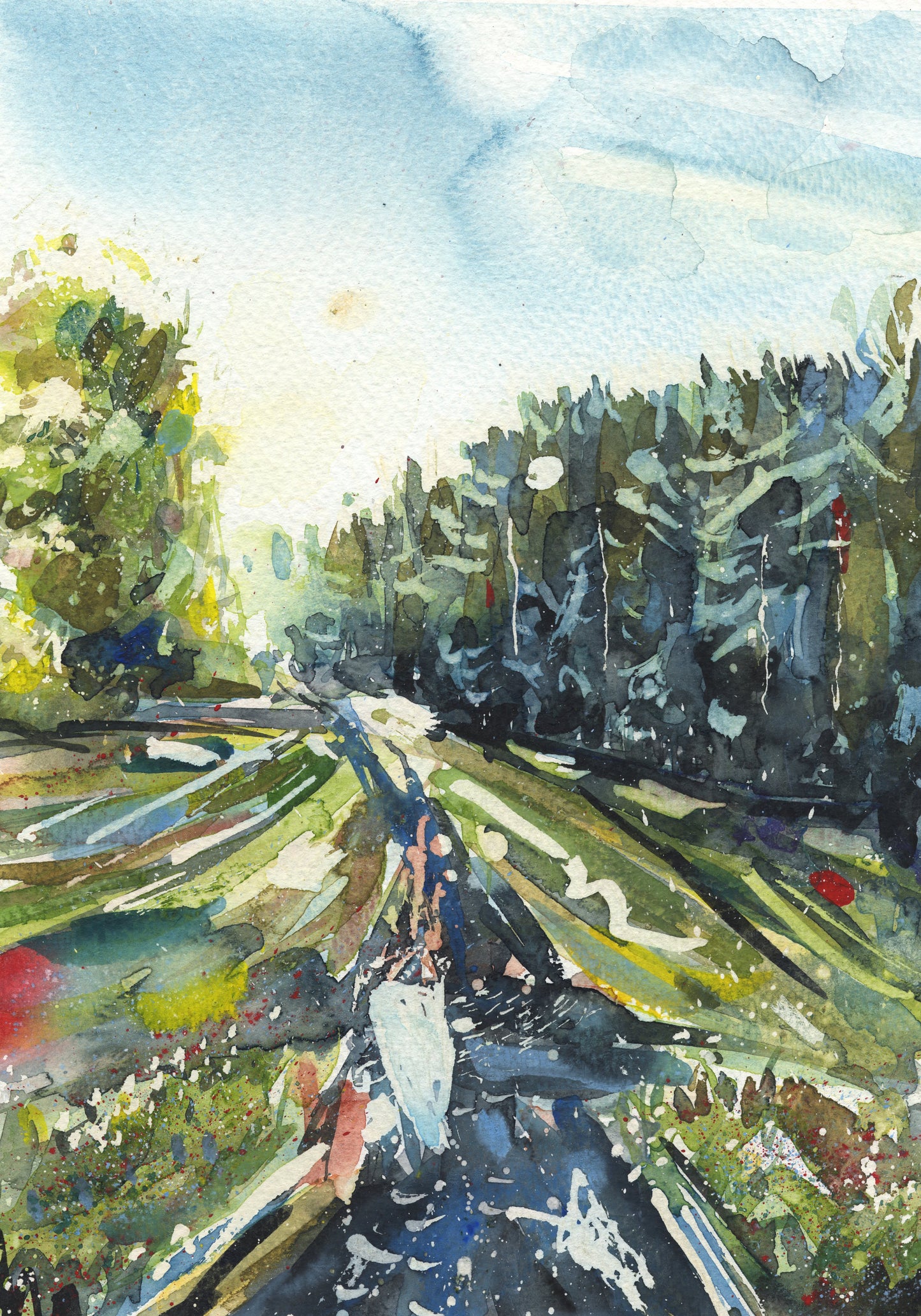 SALE - The Reservoir - Original Painting