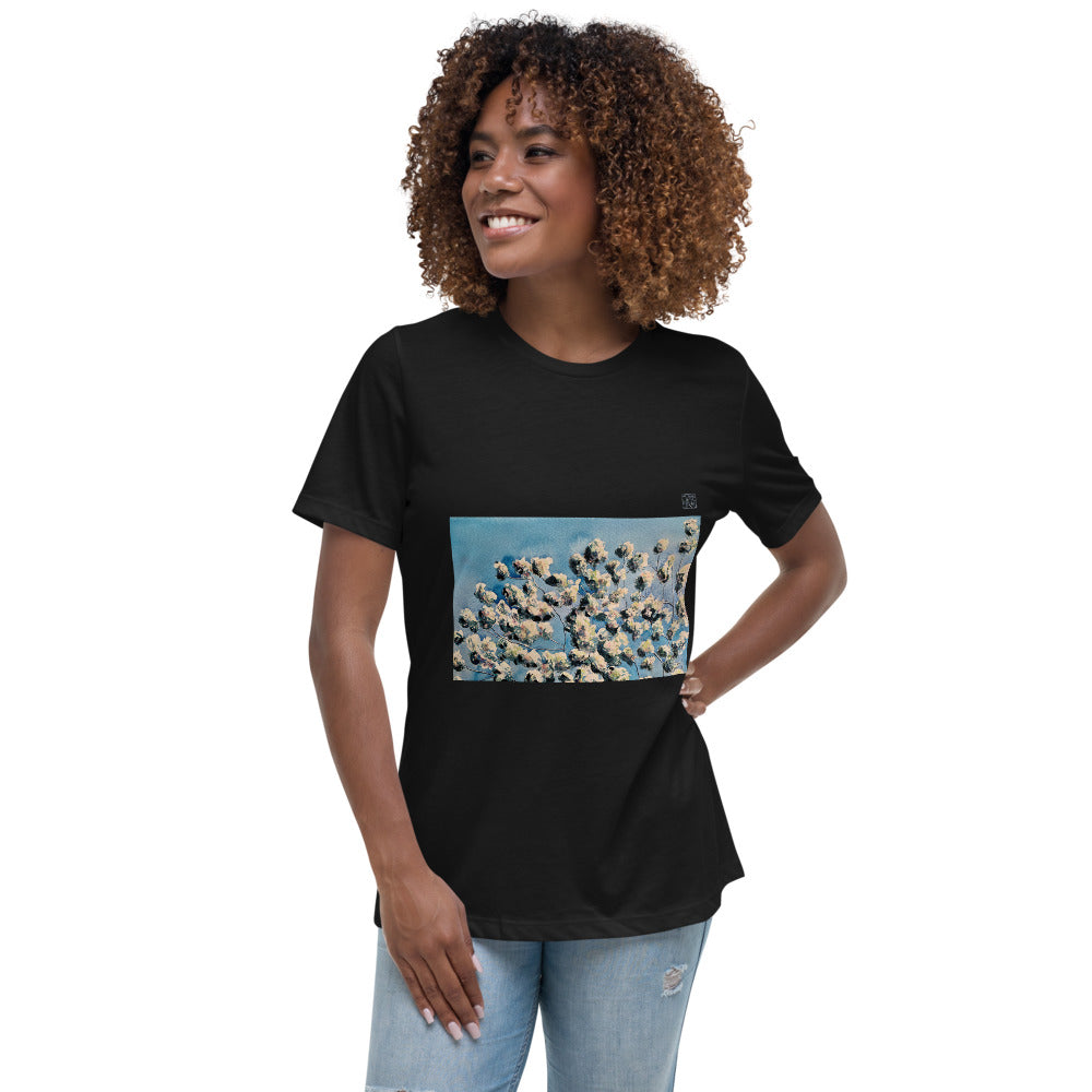 Women's Relaxed T-Shirt - Apple Blossom