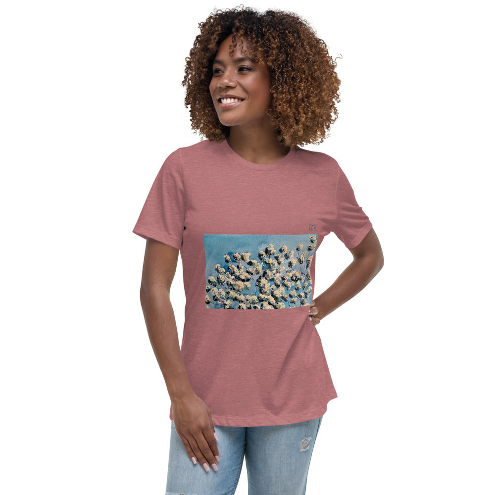Women's Relaxed T-Shirt - Apple Blossom