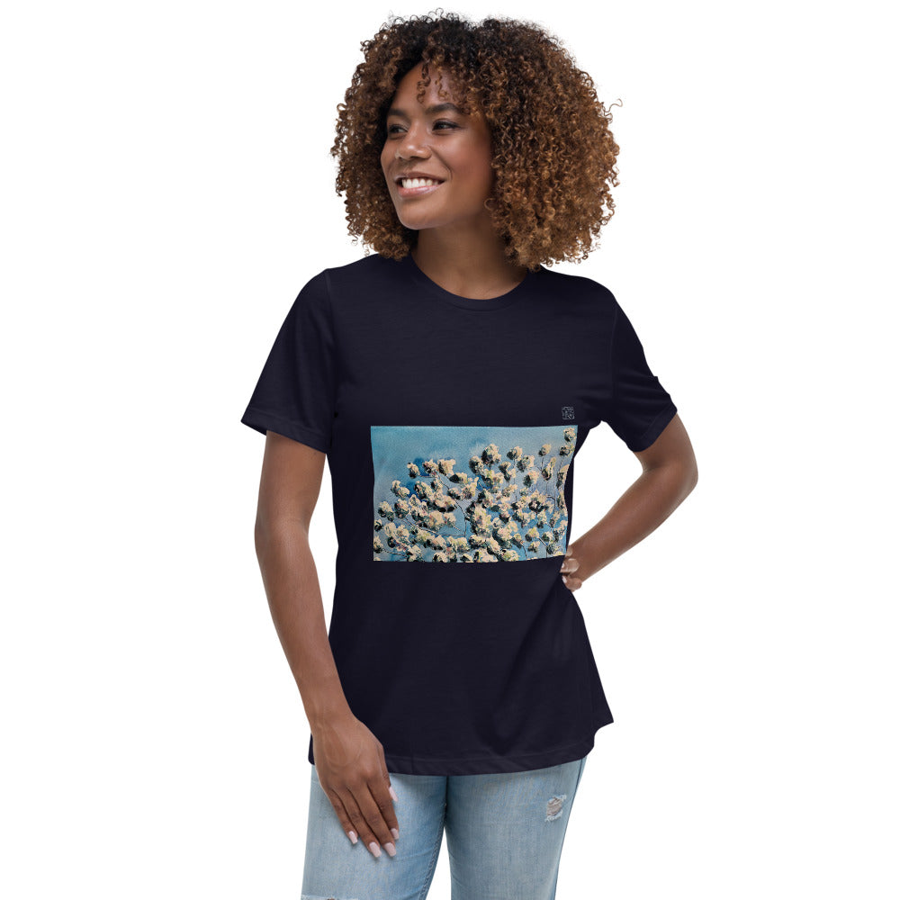 Women's Relaxed T-Shirt - Apple Blossom