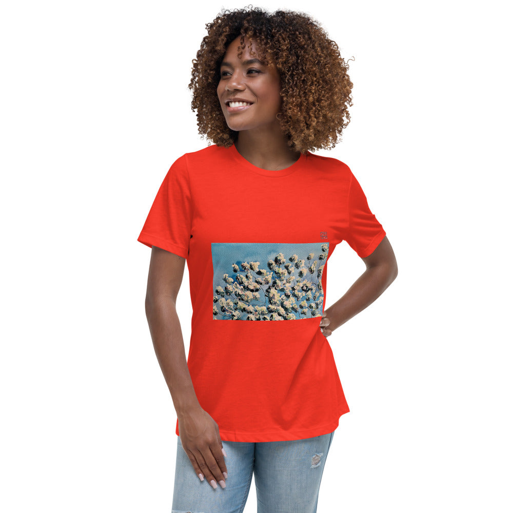 Women's Relaxed T-Shirt - Apple Blossom