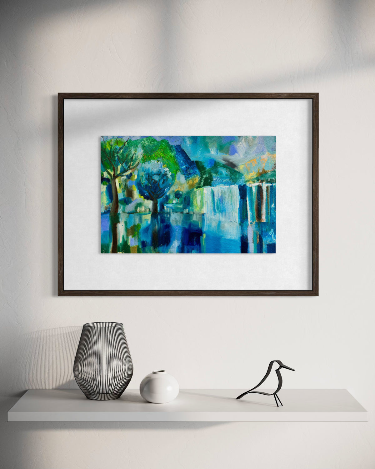 Peace is the fairest form of happiness (Original, Signed and Framed)