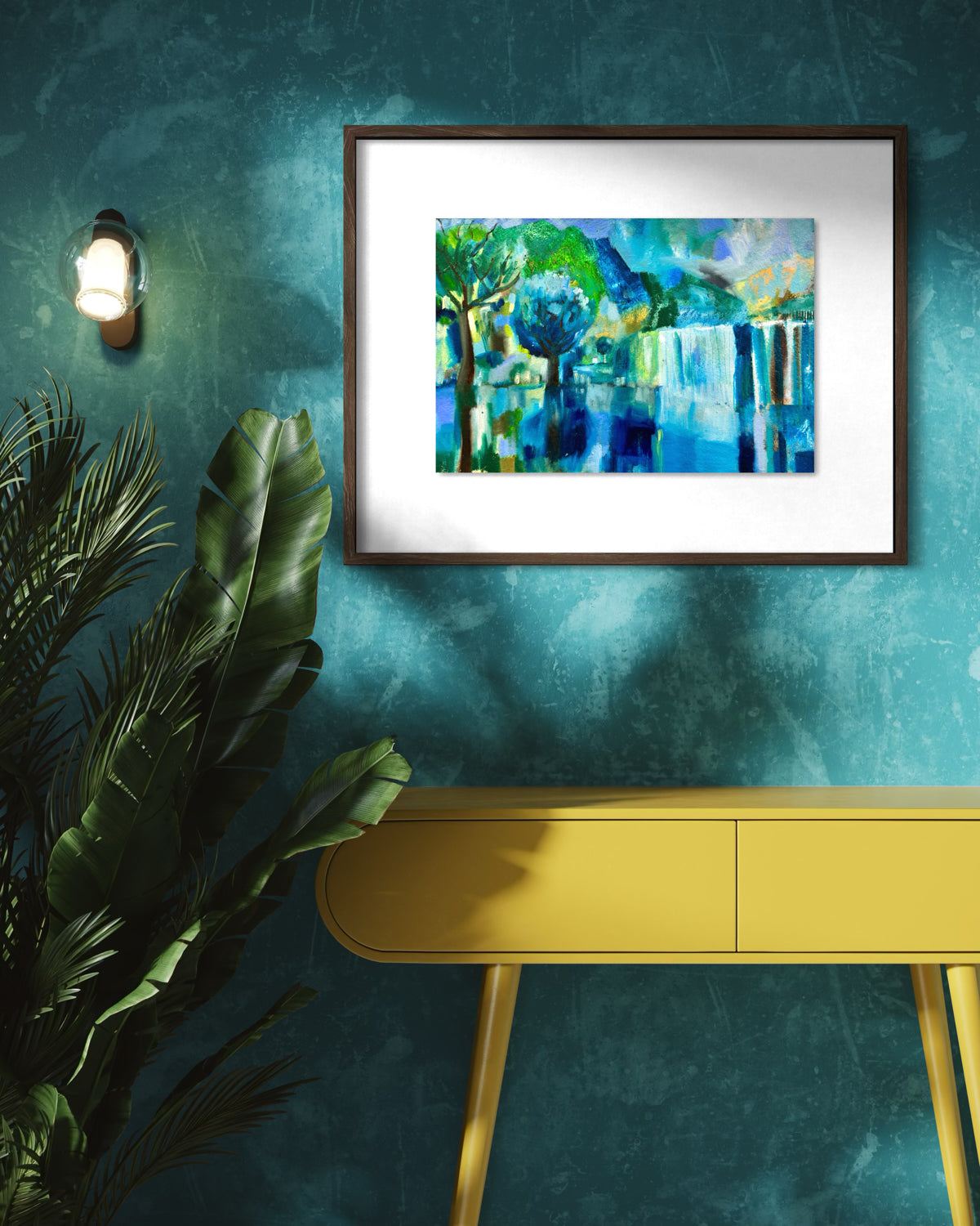 Peace is the fairest form of happiness (Original, Signed and Framed)