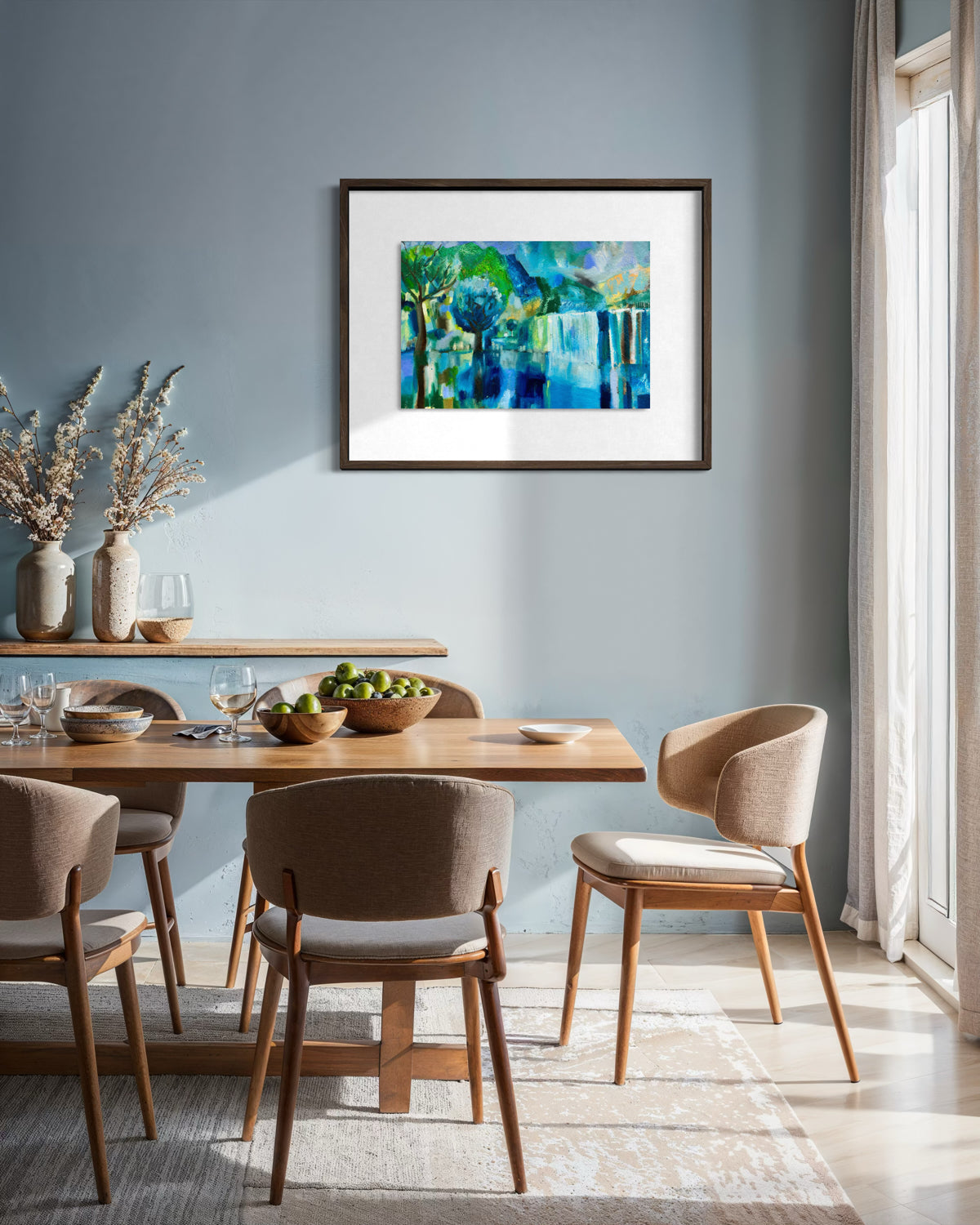 Peace is the fairest form of happiness (Original, Signed and Framed)