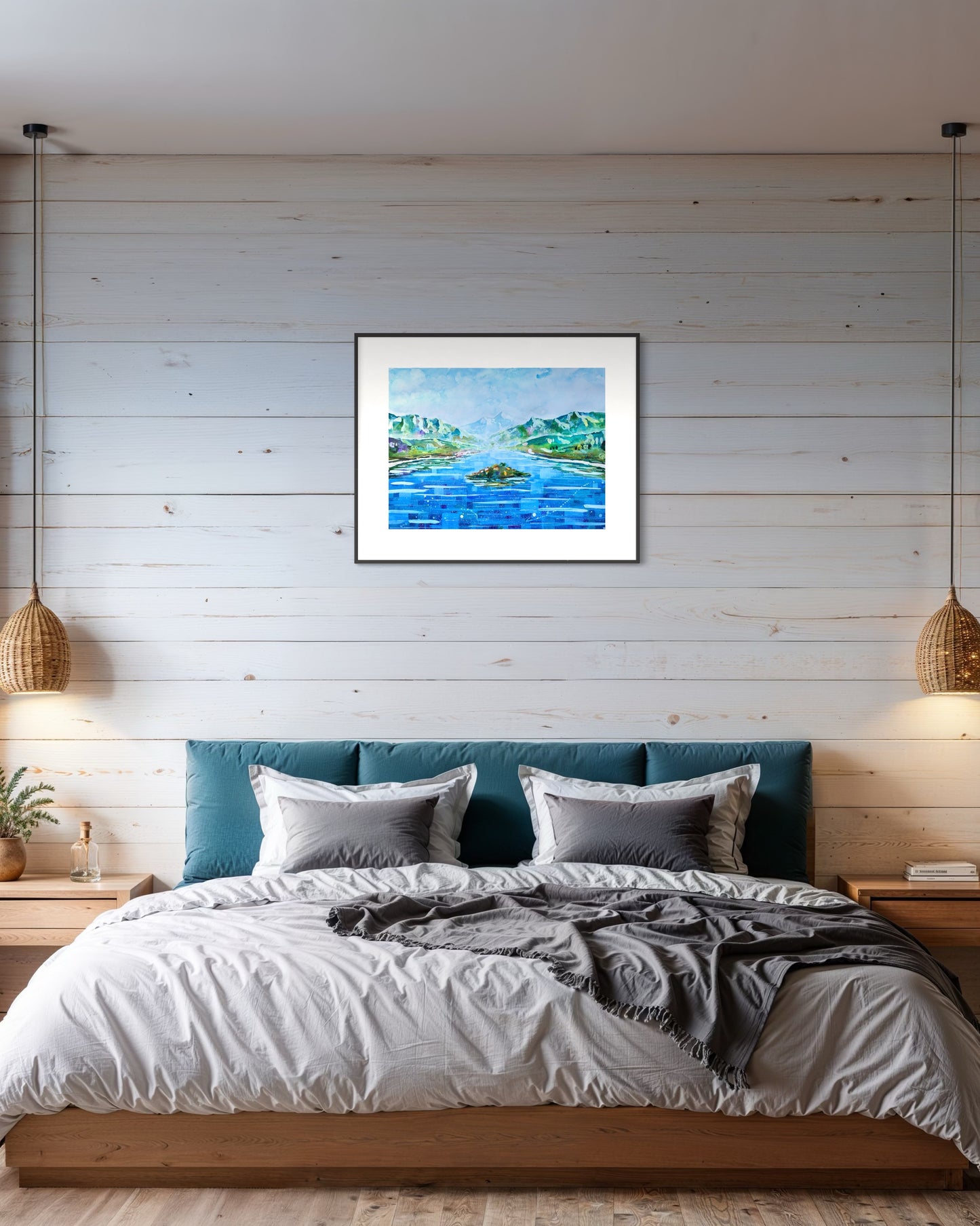 Across the bay (Original, Signed and Framed)