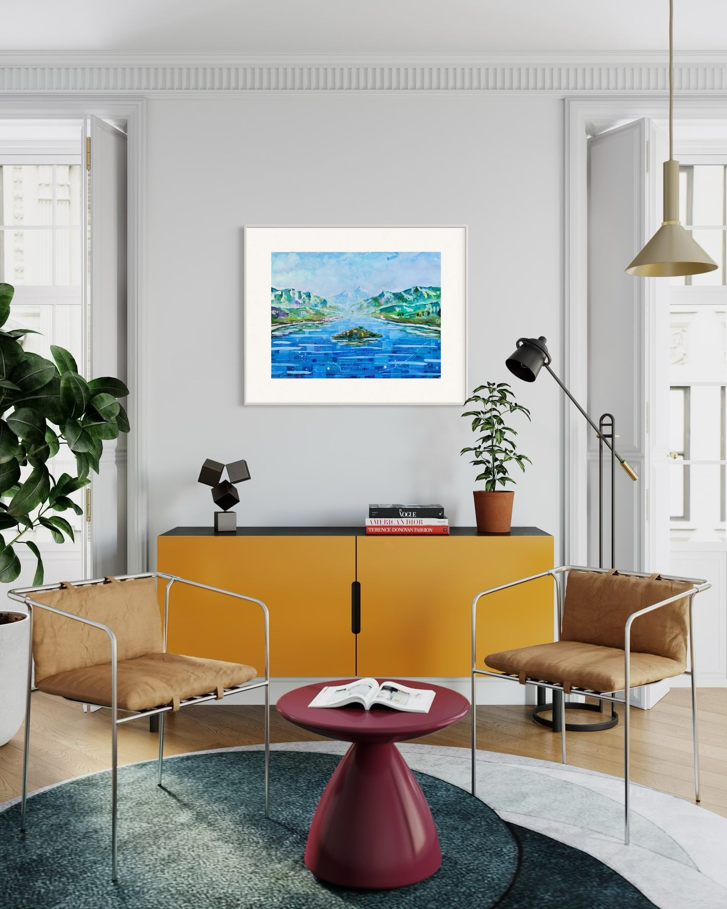 Across the bay (Original, Signed and Framed)