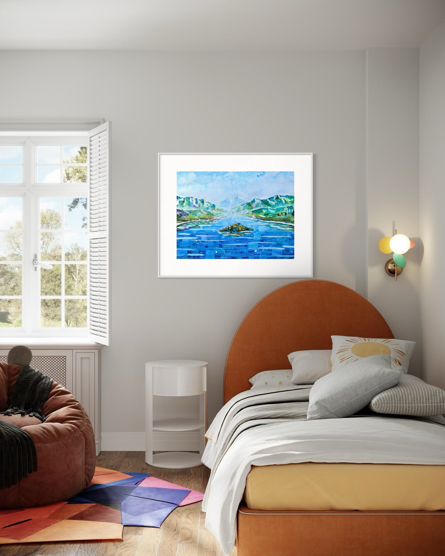 Across the bay (Original, Signed and Framed)