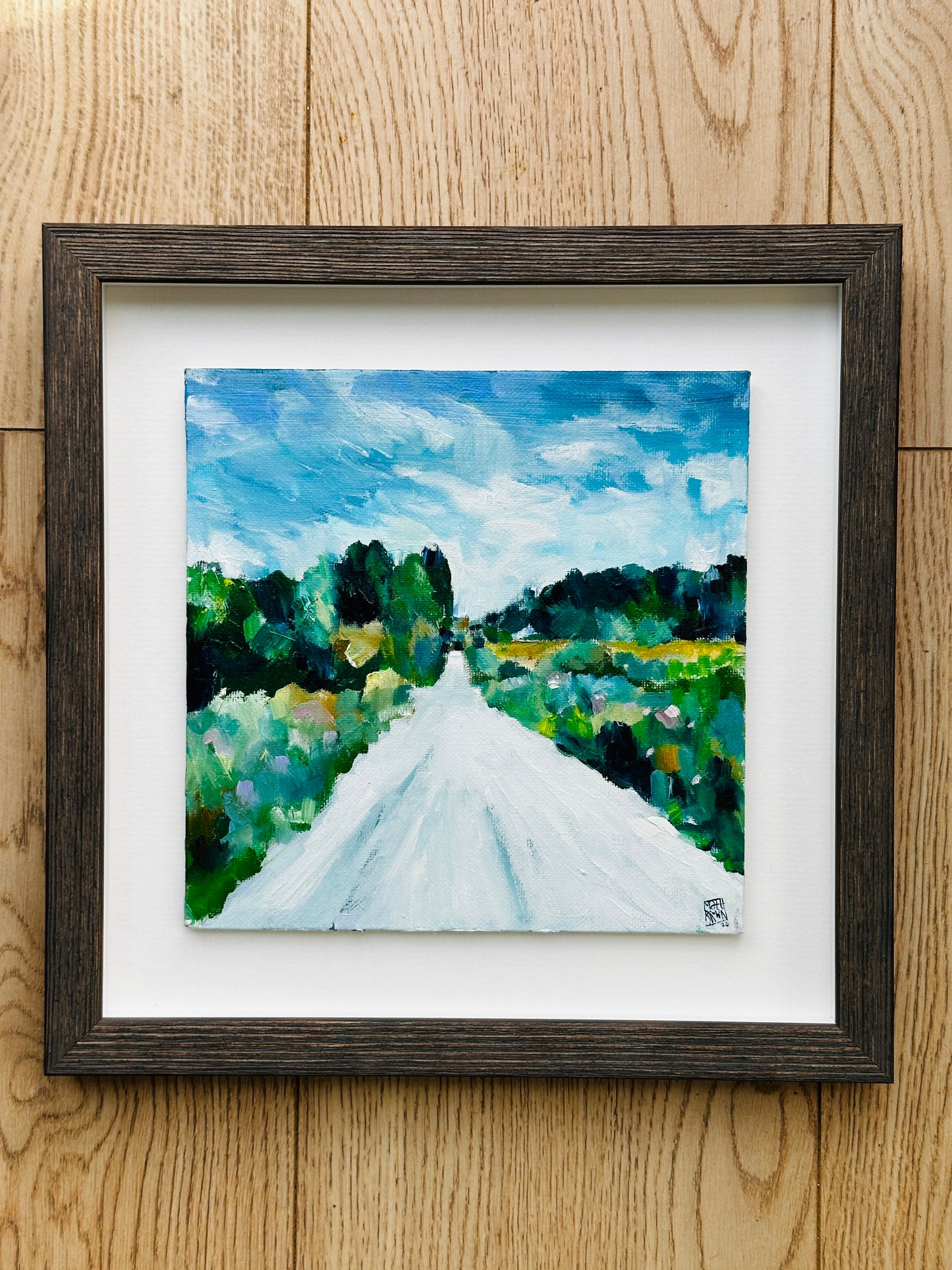 Walking home (Original, Signed and Framed)