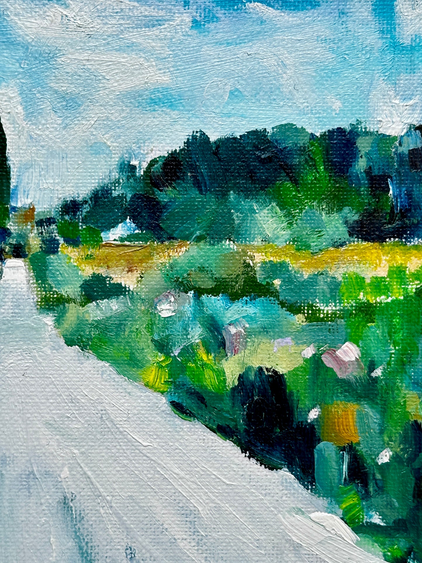 Walking home (Original, Signed and Framed)