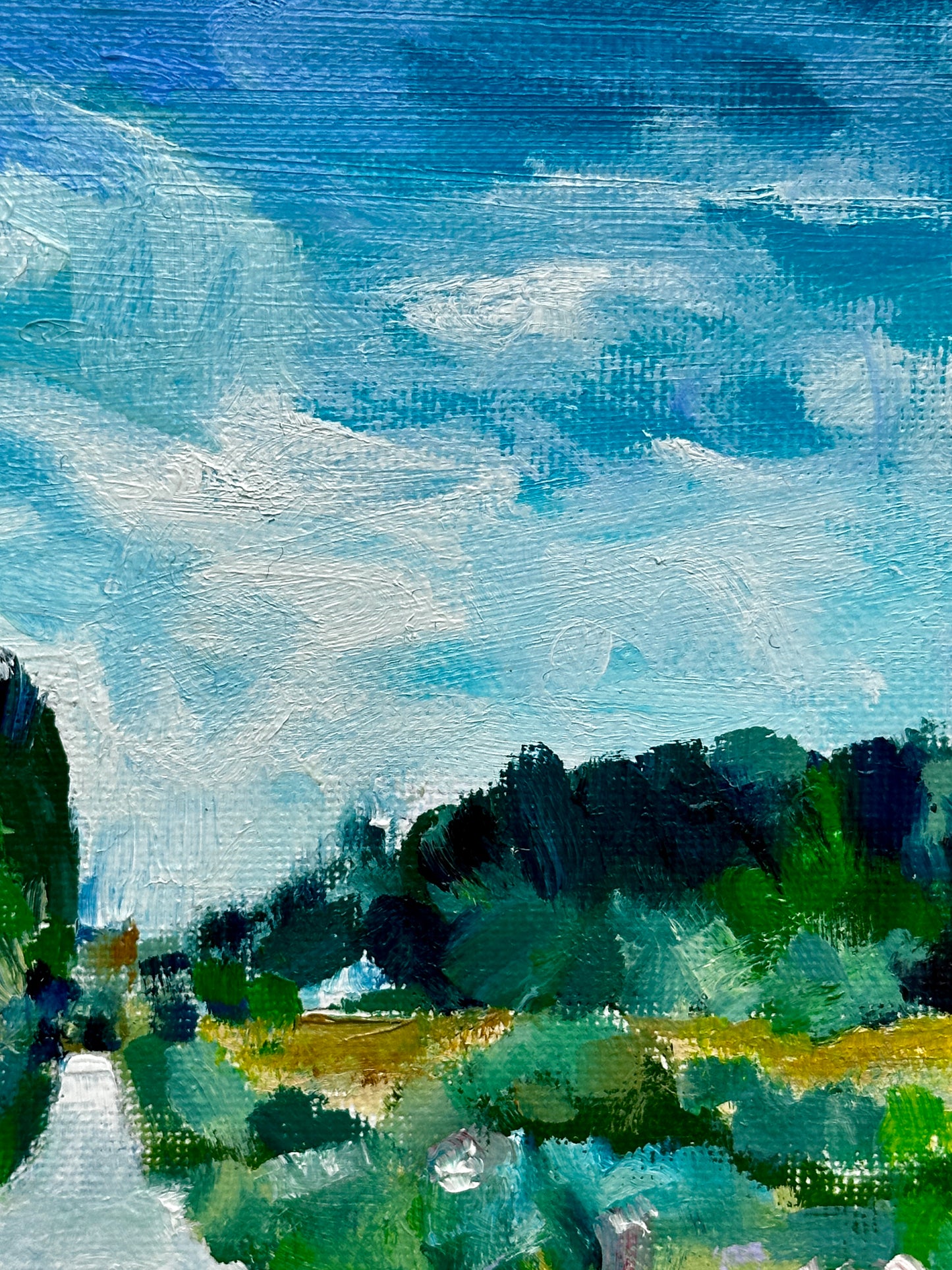 Walking home (Original, Signed and Framed)