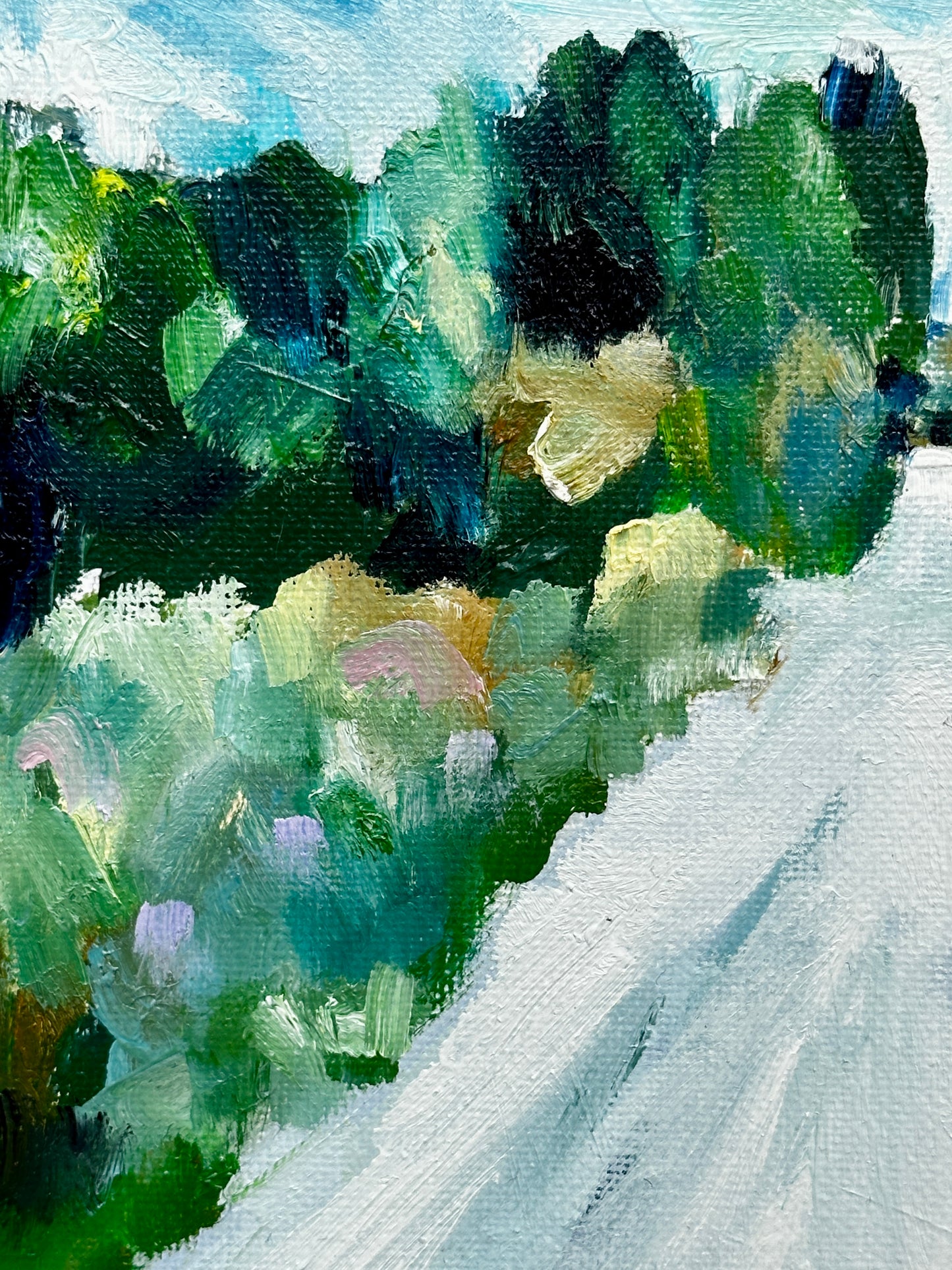 Walking home (Original, Signed and Framed)