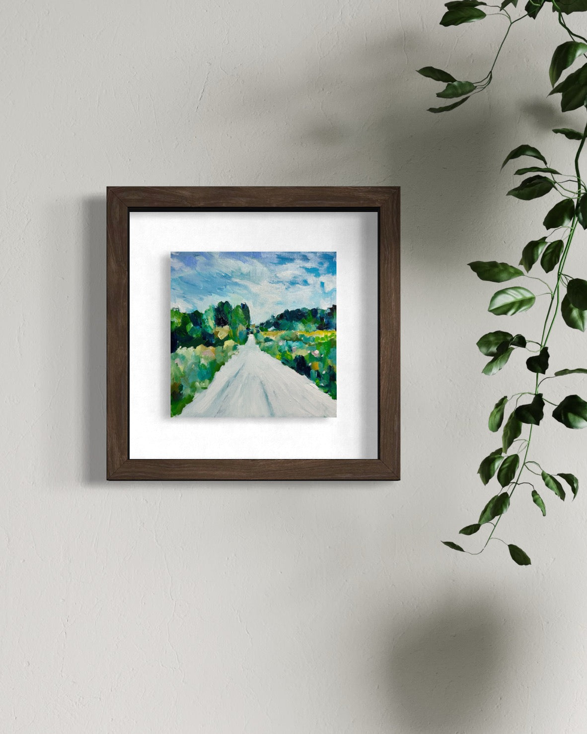 Walking home (Original, Signed and Framed)