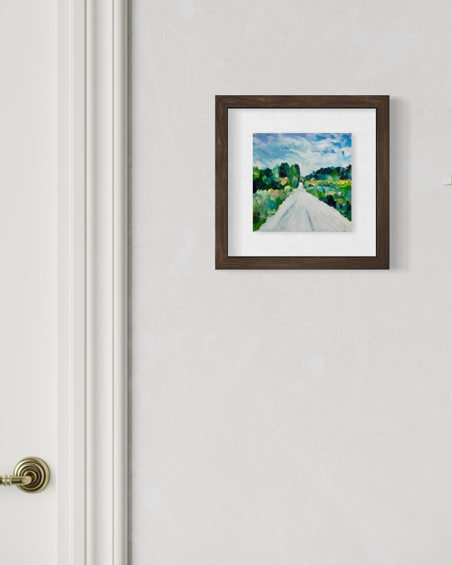 Walking home (Original, Signed and Framed)