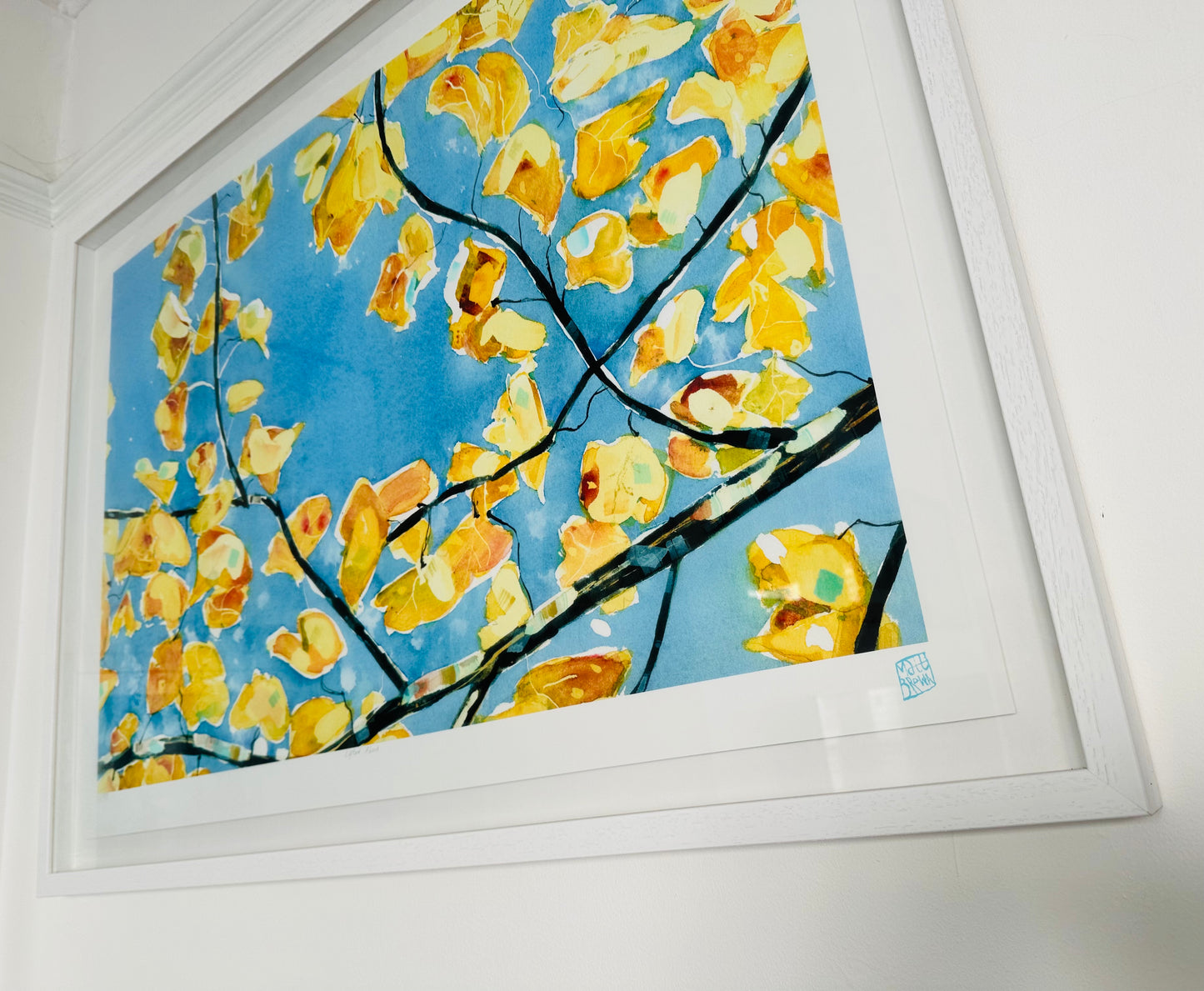 Limited Edition Print - Birches in Blue