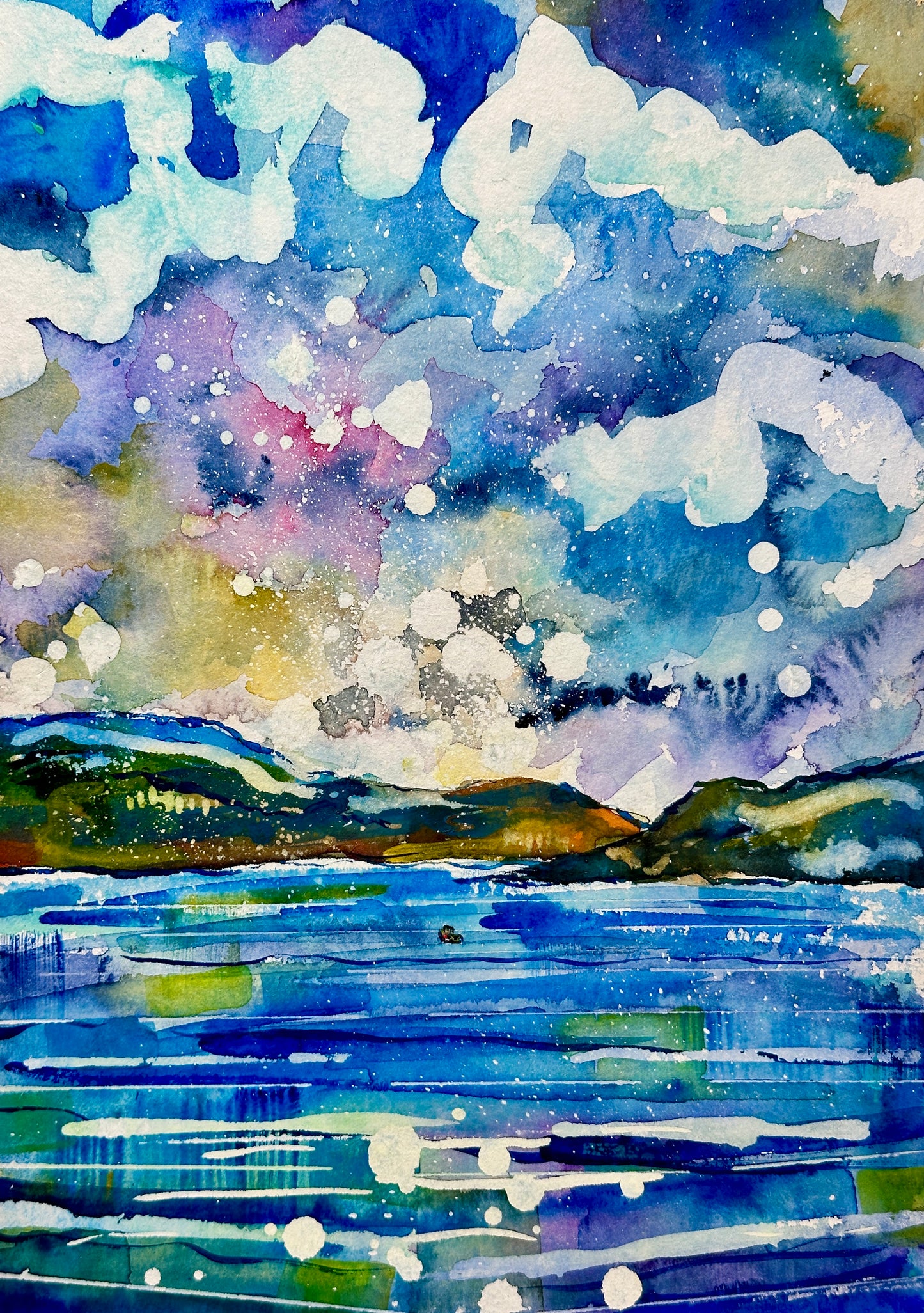 Heading out  - Original Watercolour Painting