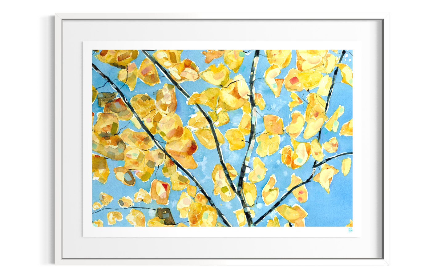 Limited Edition Print - Yellow Blue