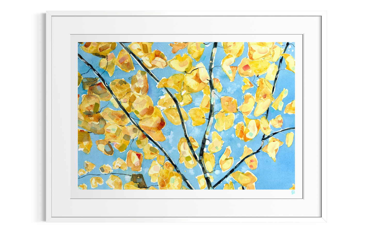 Limited Edition Print - Yellow Blue
