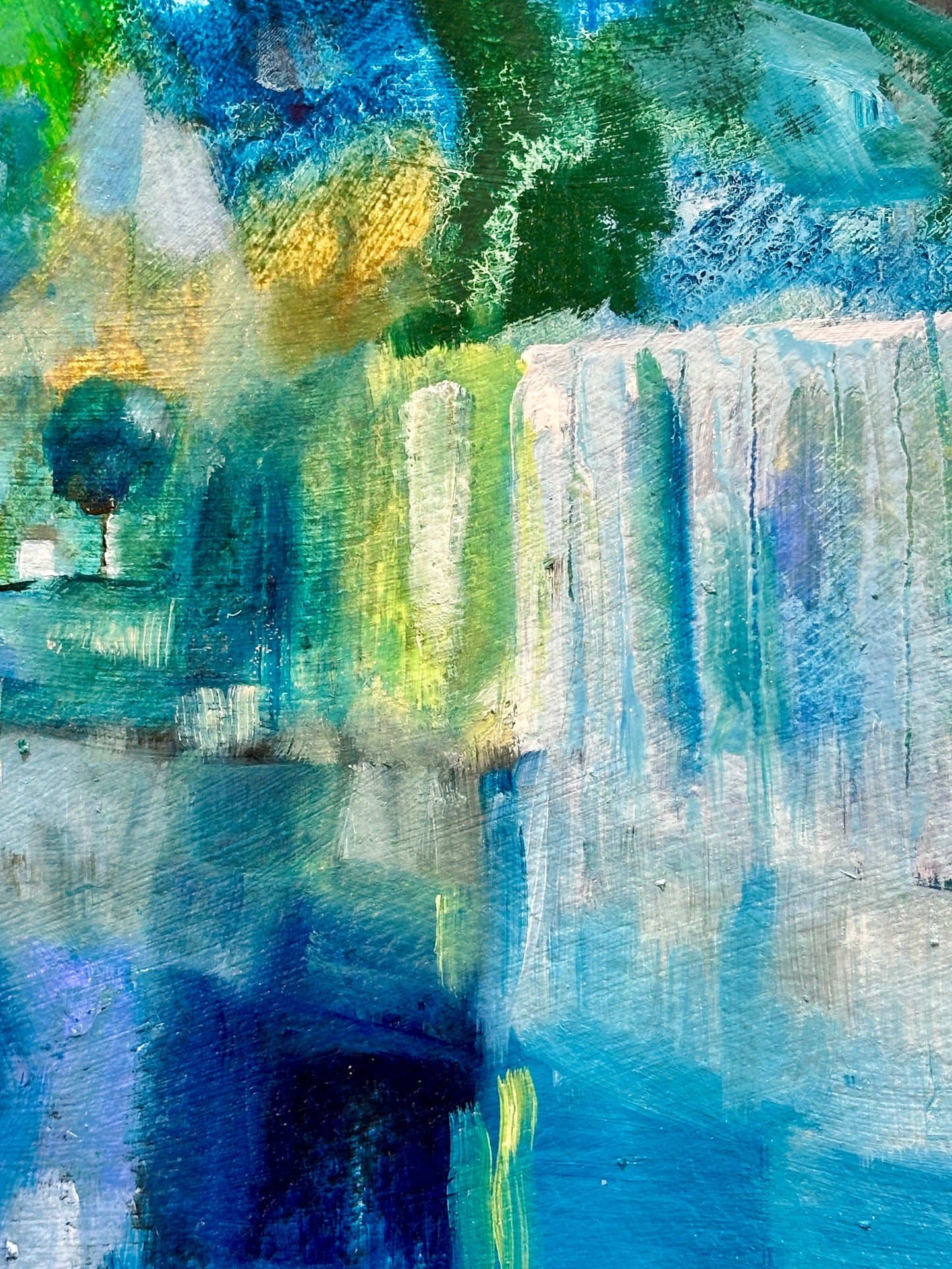 Peace is the fairest form of happiness (Original, Signed and Framed)