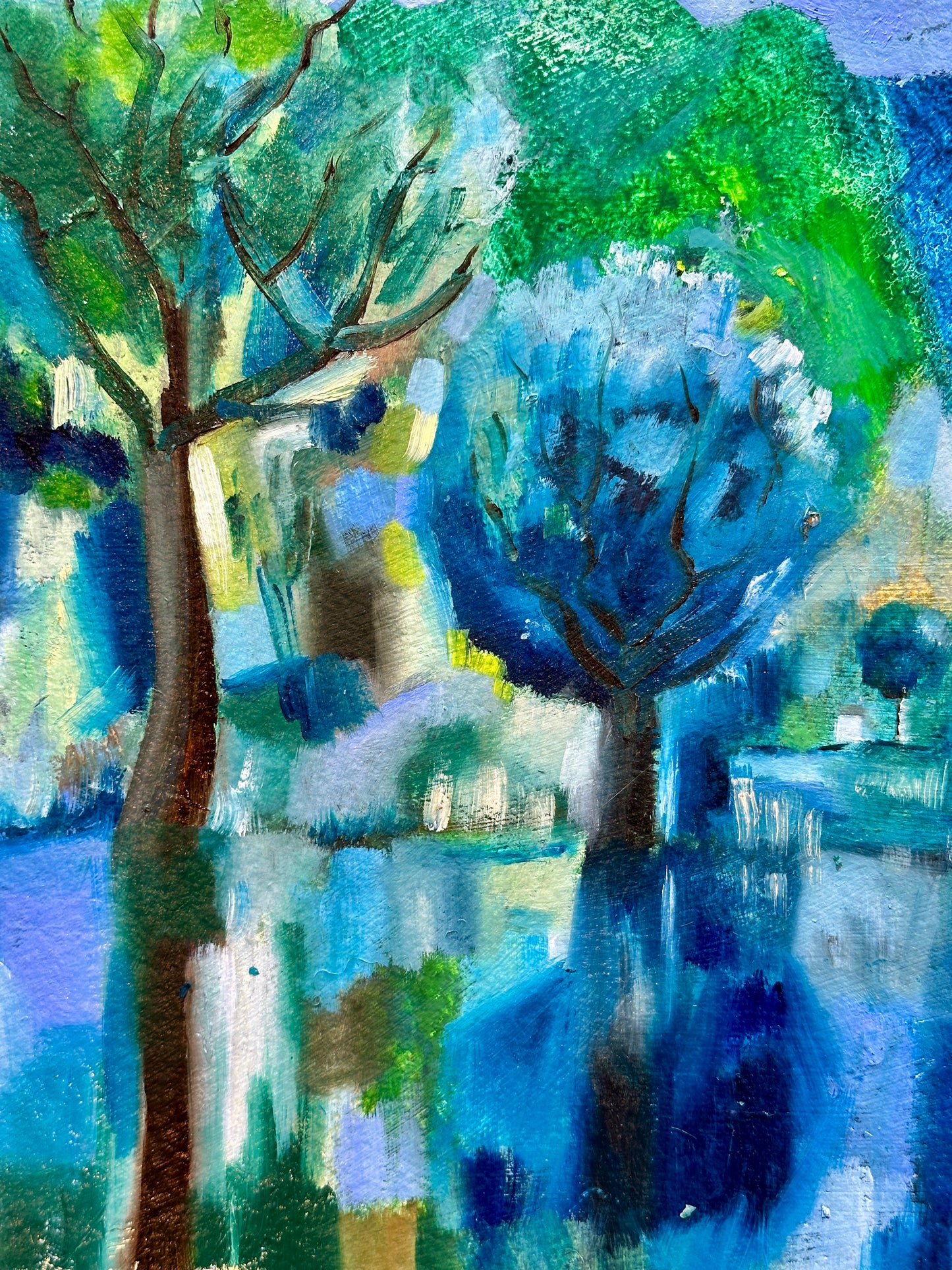 Peace is the fairest form of happiness (Original, Signed and Framed)