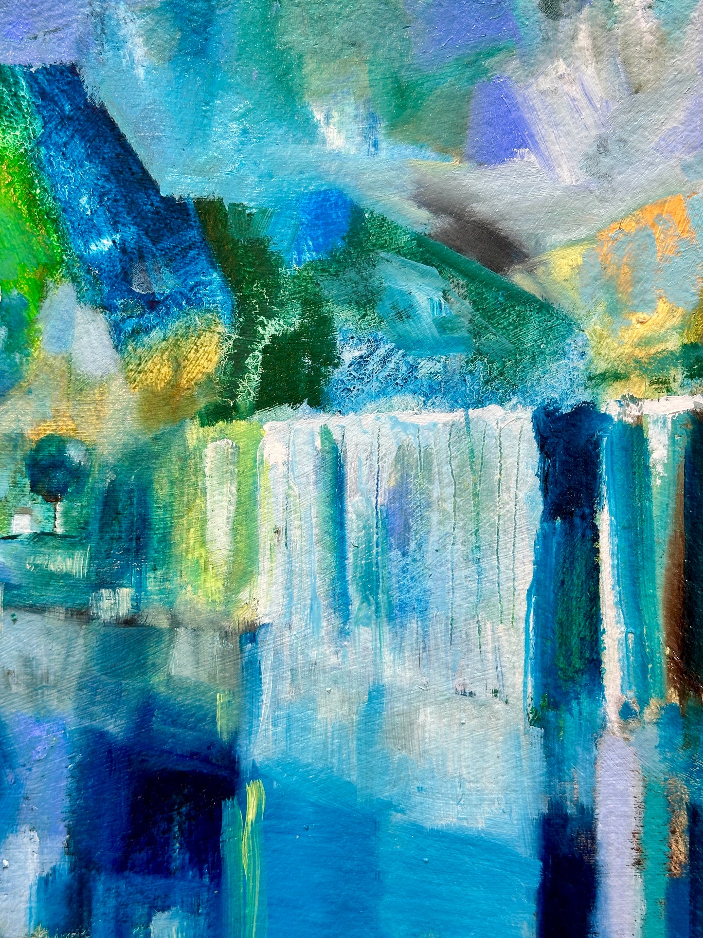 Peace is the fairest form of happiness (Original, Signed and Framed)