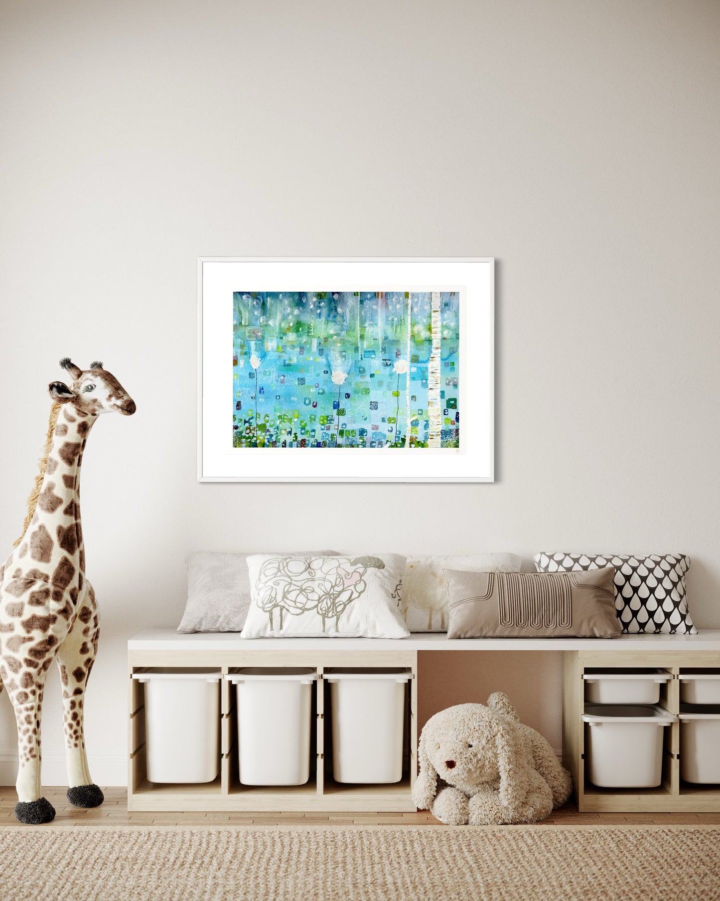 Limited Edition Print - Birches in Blue