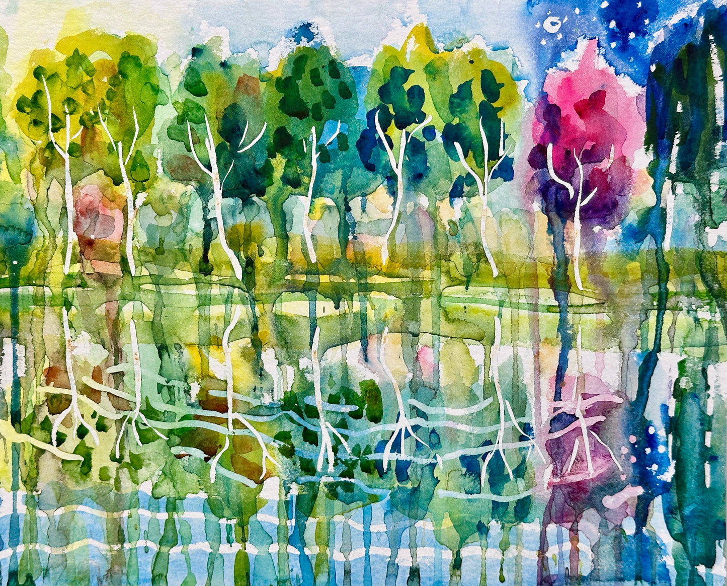 This is the day No.6 - Original Watercolour Painting