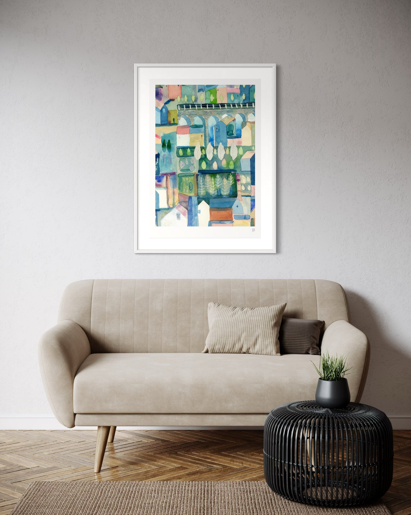 Limited Edition Print - A Happy Town