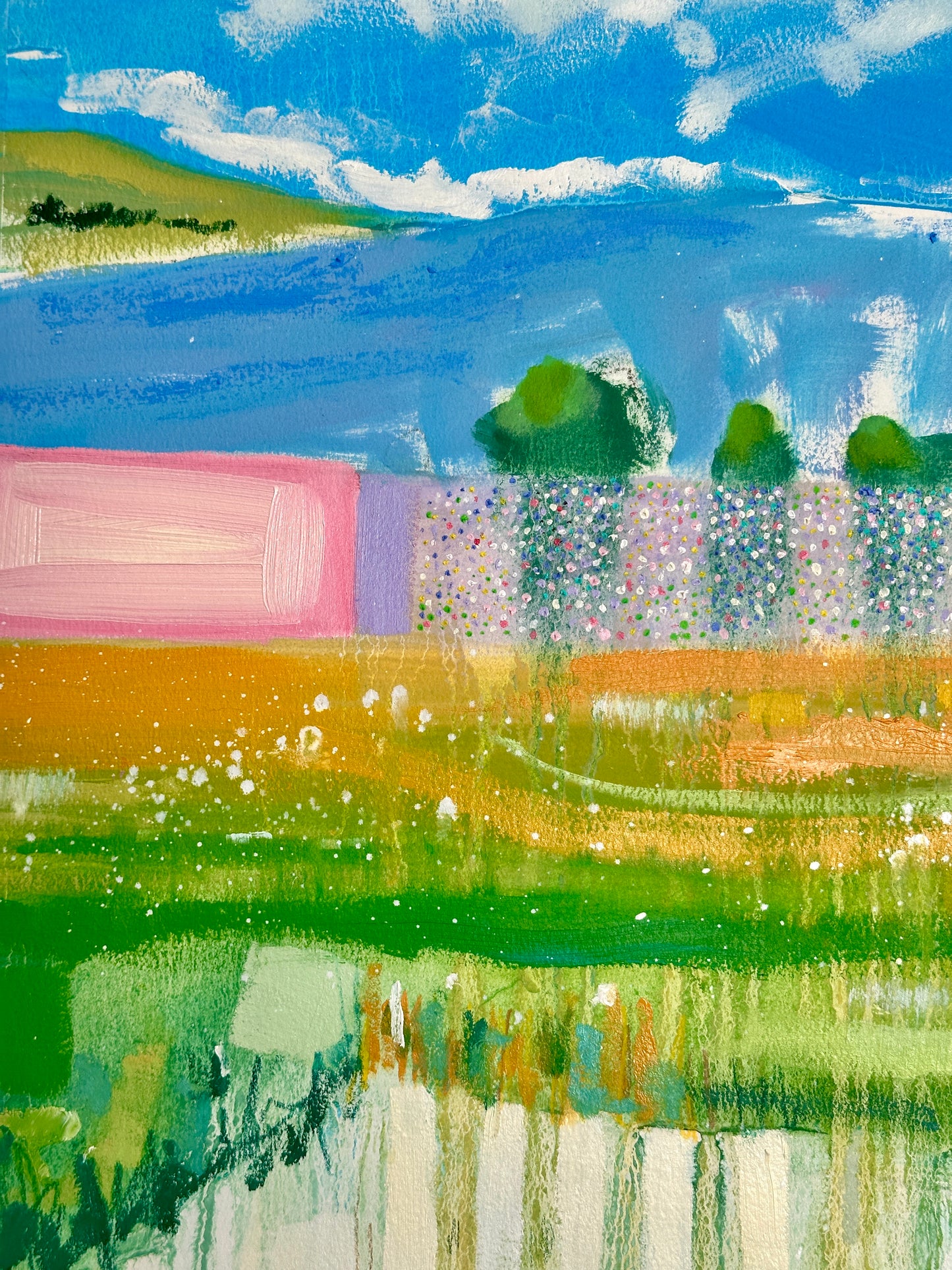 Catching Light - Original Oil Painting on Paper