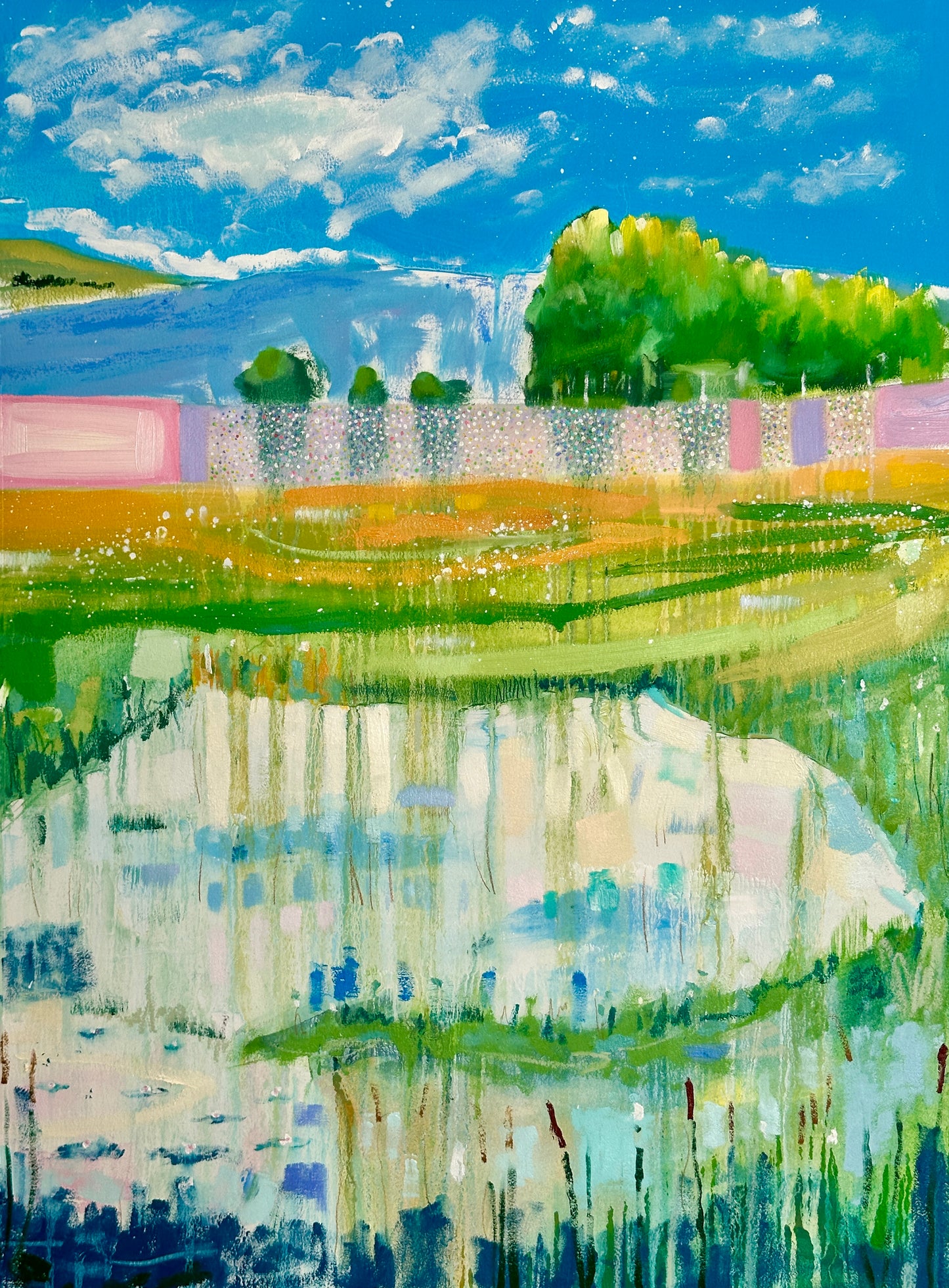 Catching Light - Original Oil Painting on Paper