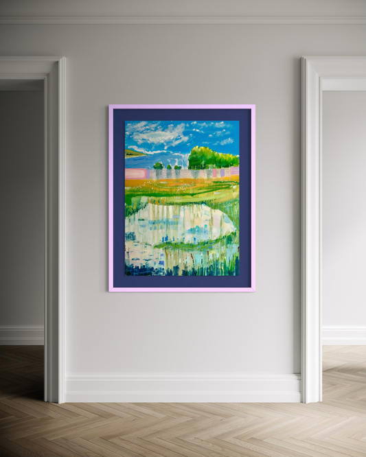 Catching Light - Original Oil Painting on Paper