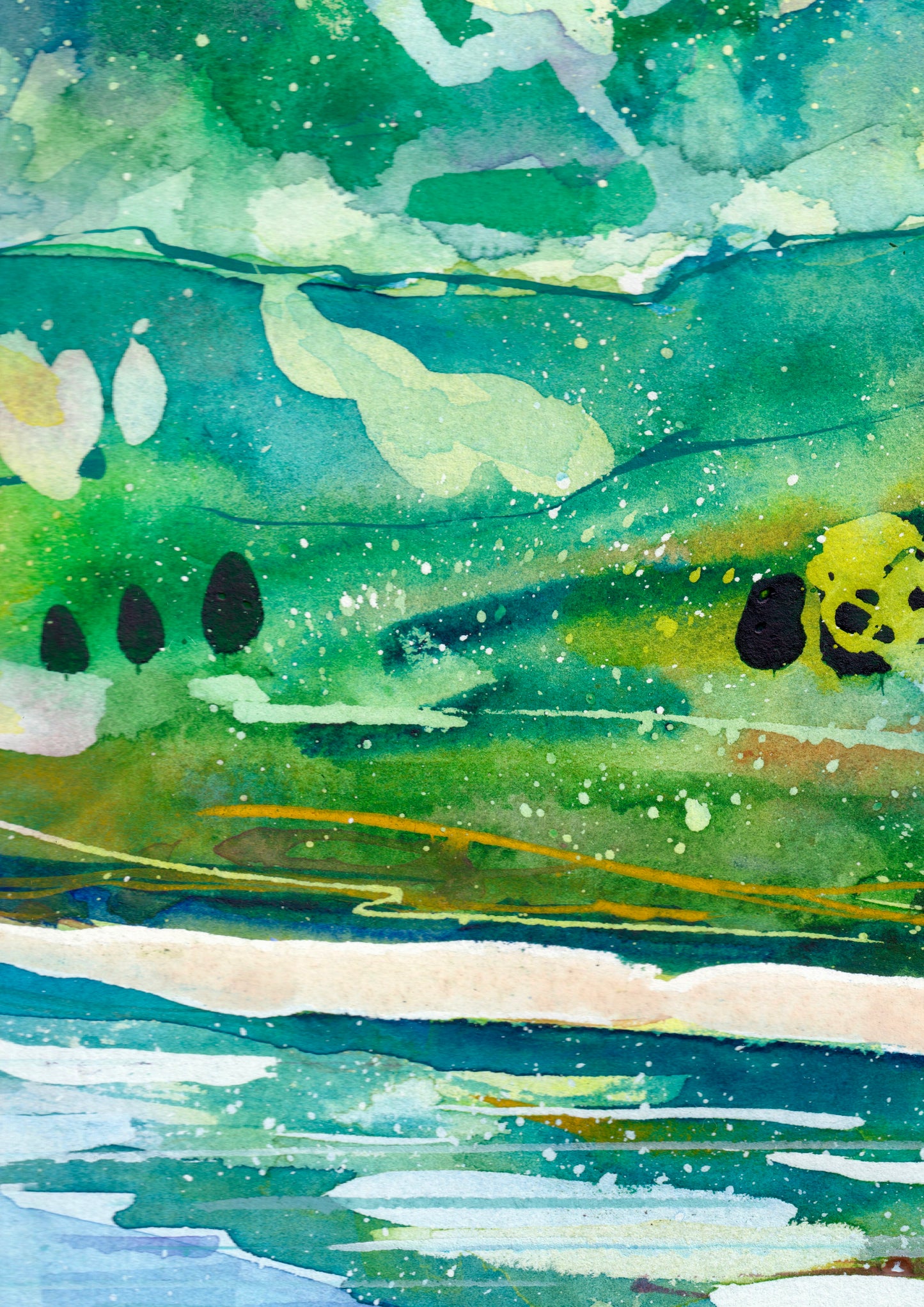 Across the bay (Original, Signed and Framed)