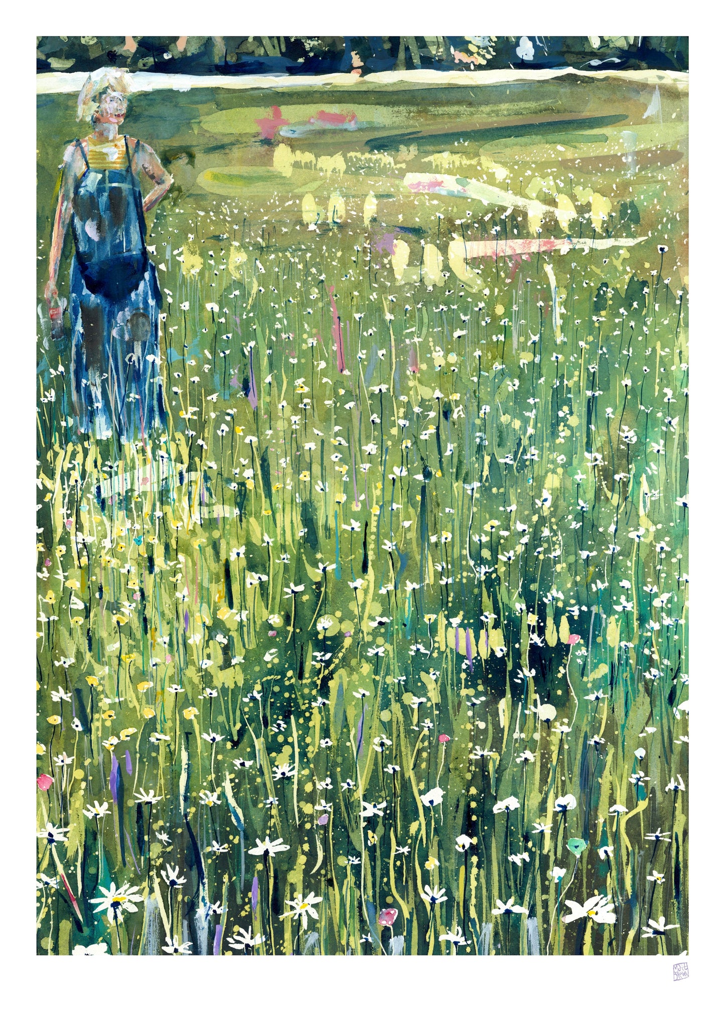 Limited Edition Print - With Daisies V2