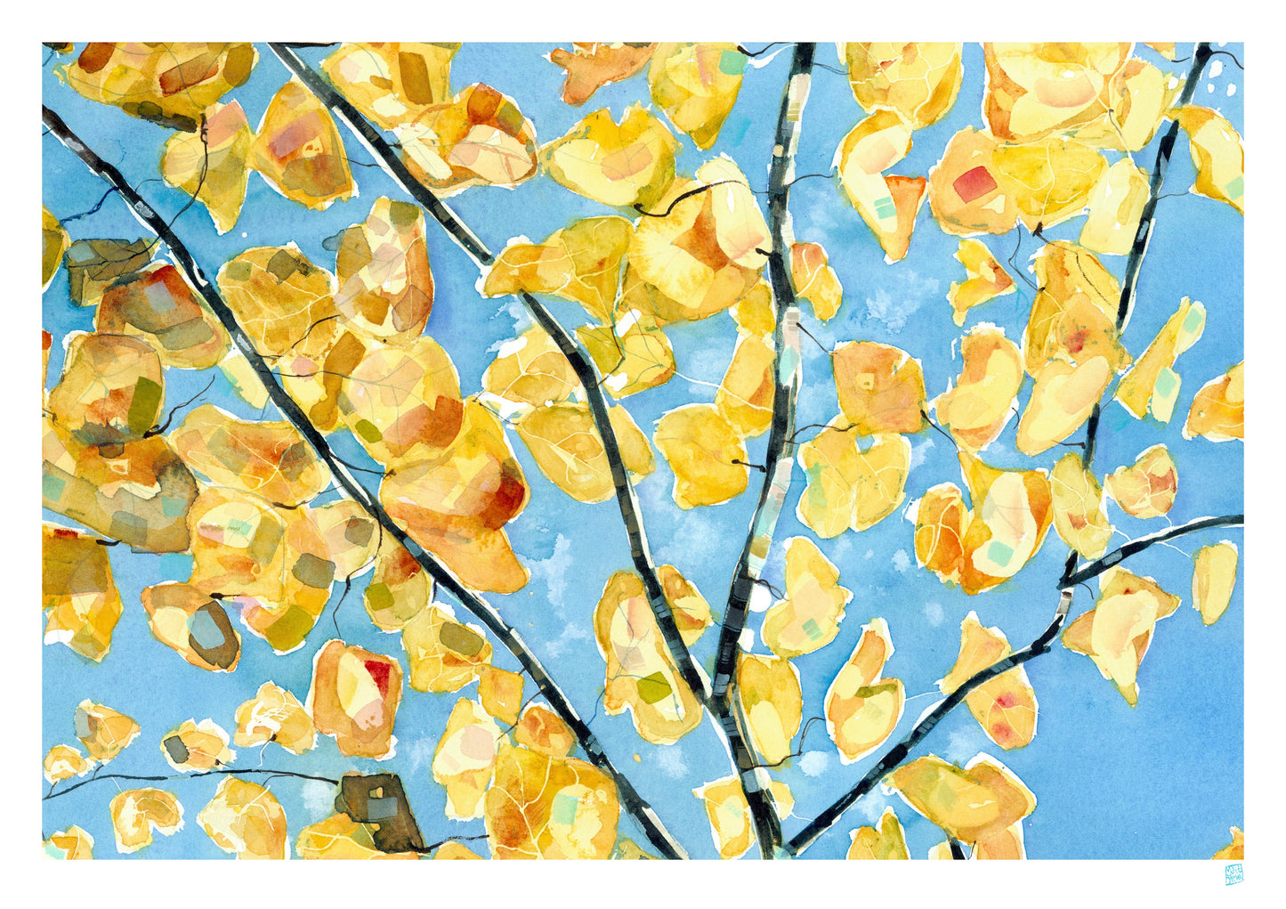 Limited Edition Print - Yellow Blue