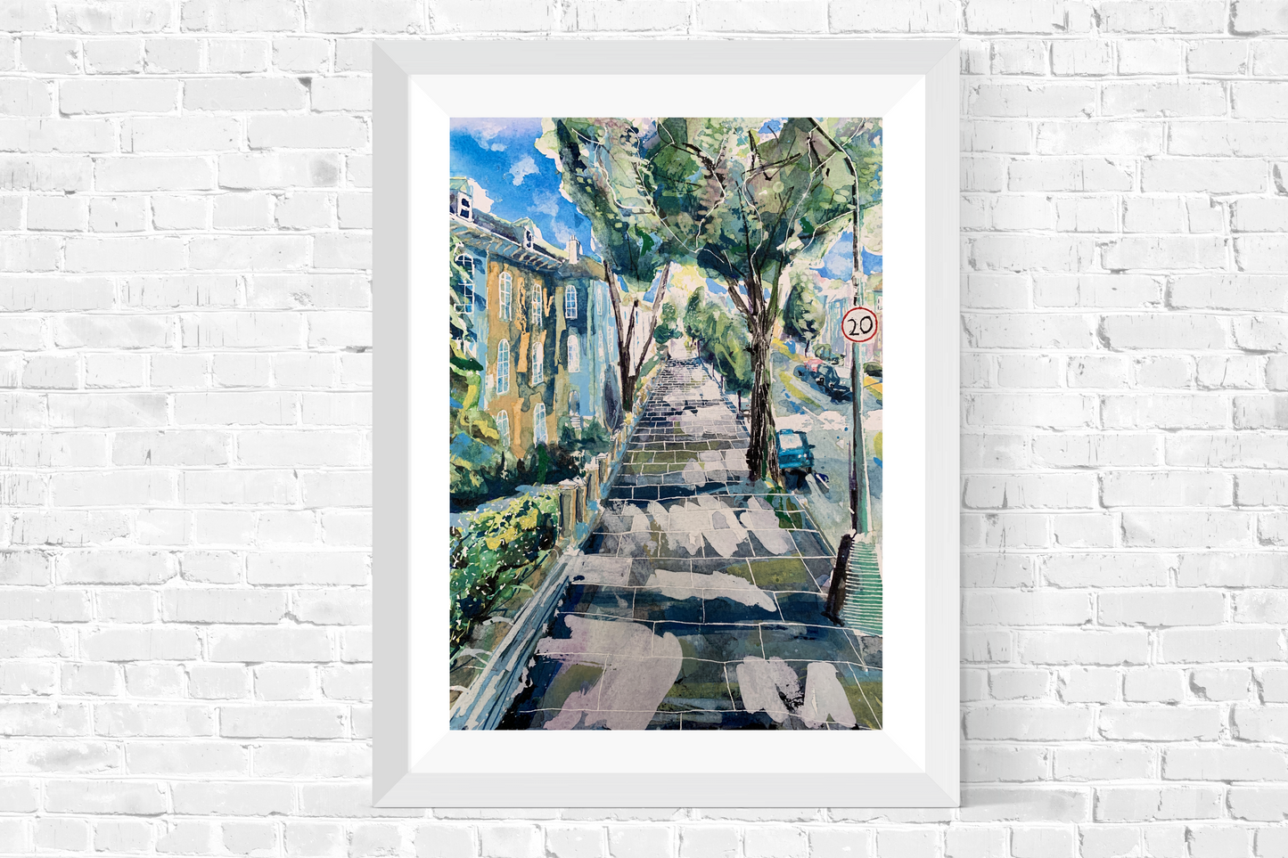 The Avenue (Original, Signed and Framed)