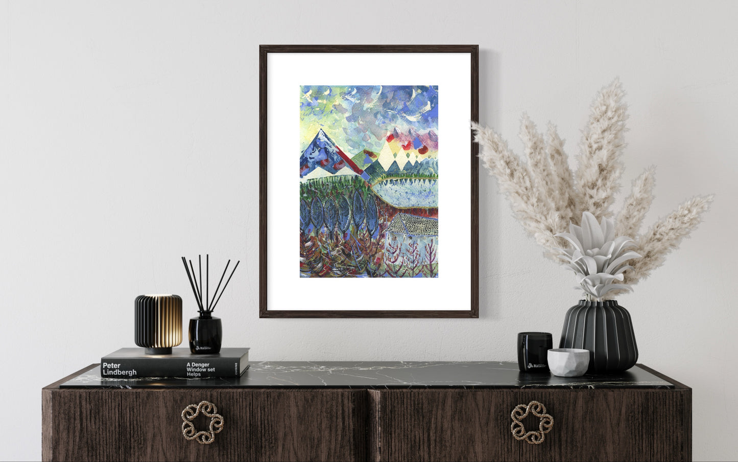 SALE - Under Mountains - Original Painting