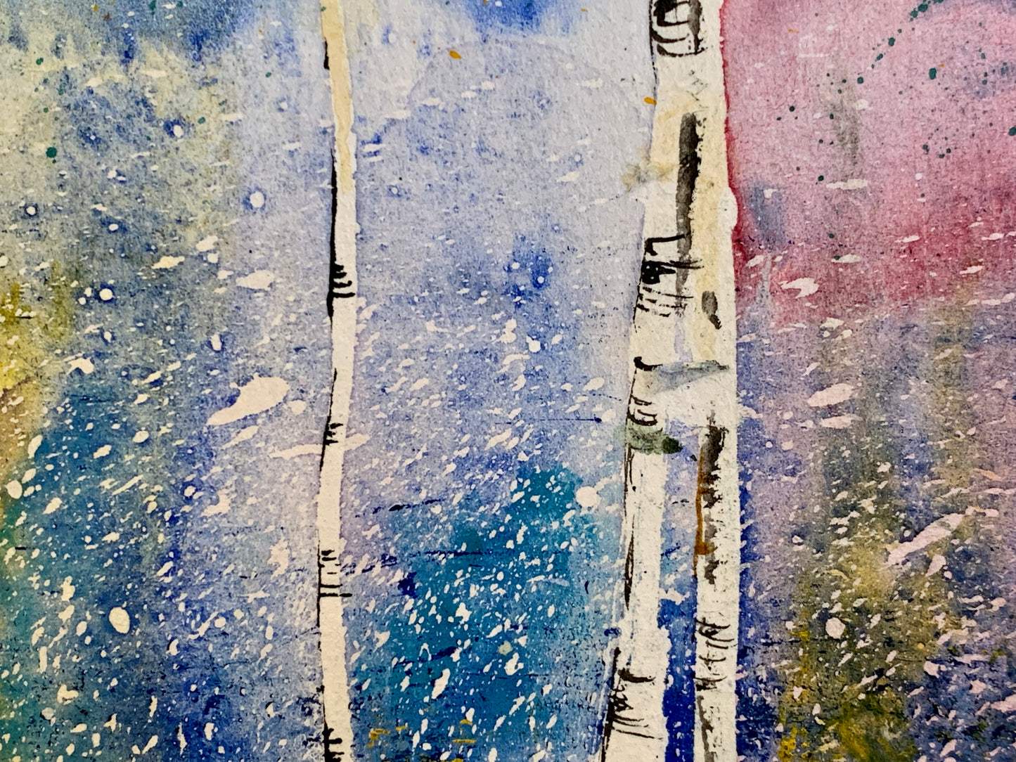 Silver Birches (Original, Signed and Framed)