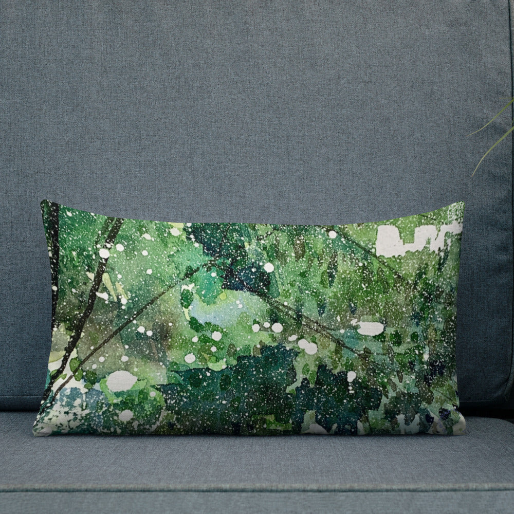 Premium Pillow - Green Lane