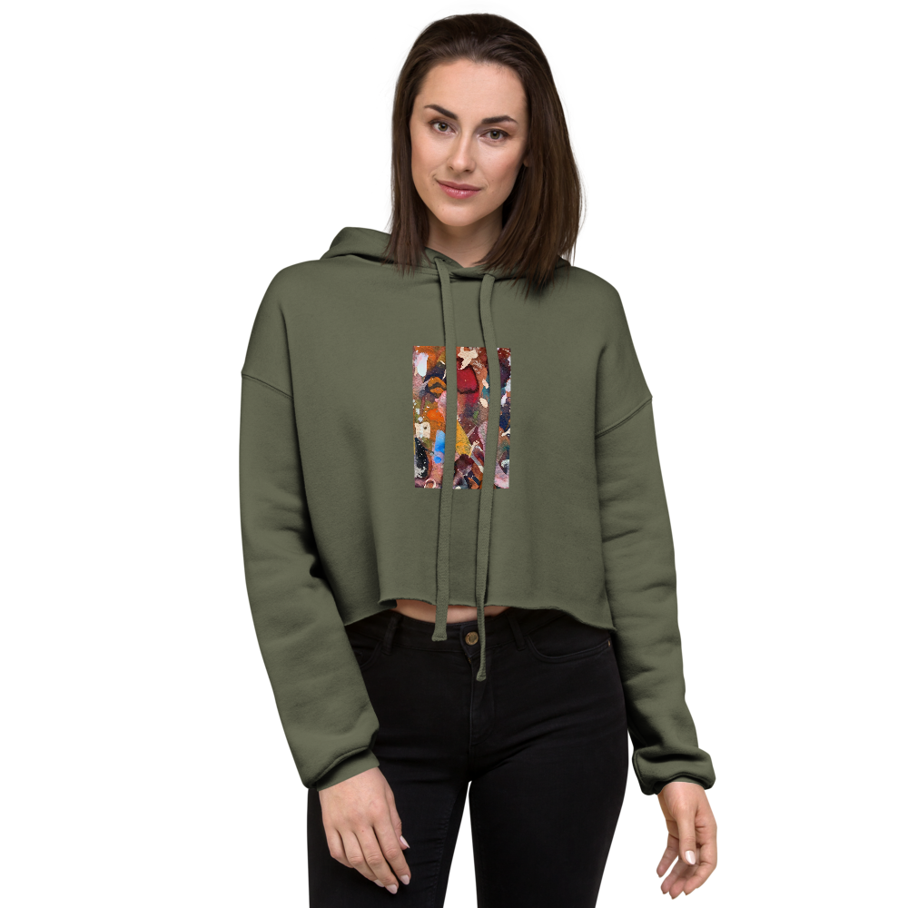 Crop Hoodie - Flame