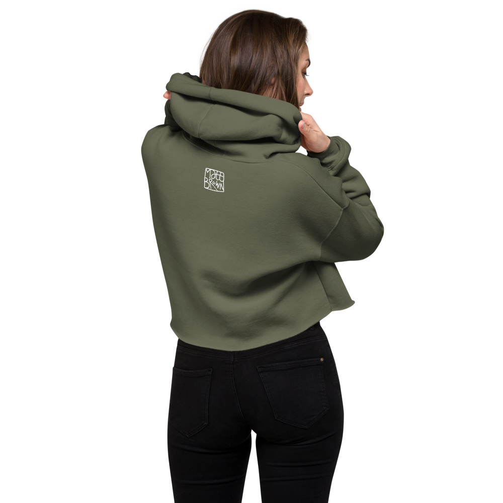 Crop Hoodie - Beach Grass