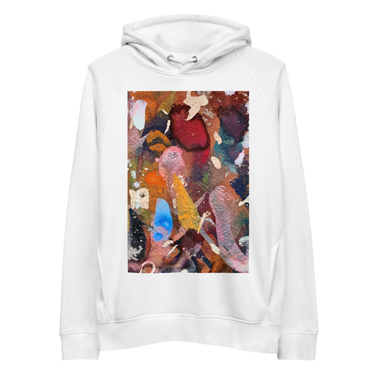 Organic Cotton Unisex Hoodie - Blue Flame