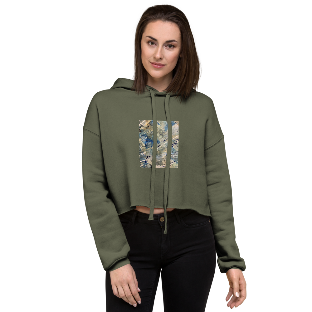 Crop Hoodie - Beach Grass