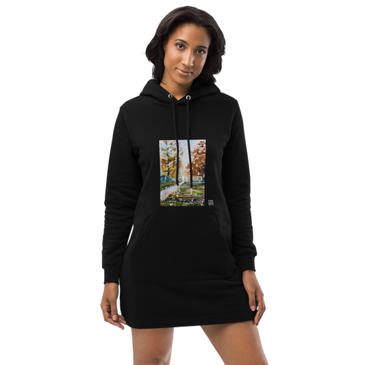 Organic Cotton Hoodie Dress - Autumn