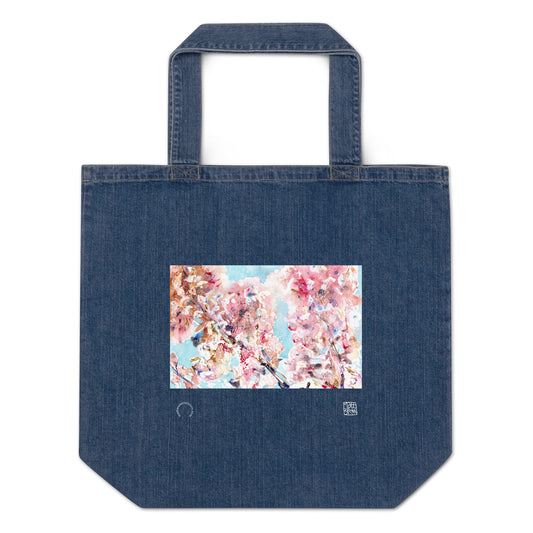 Organic denim tote bag - The Delicate