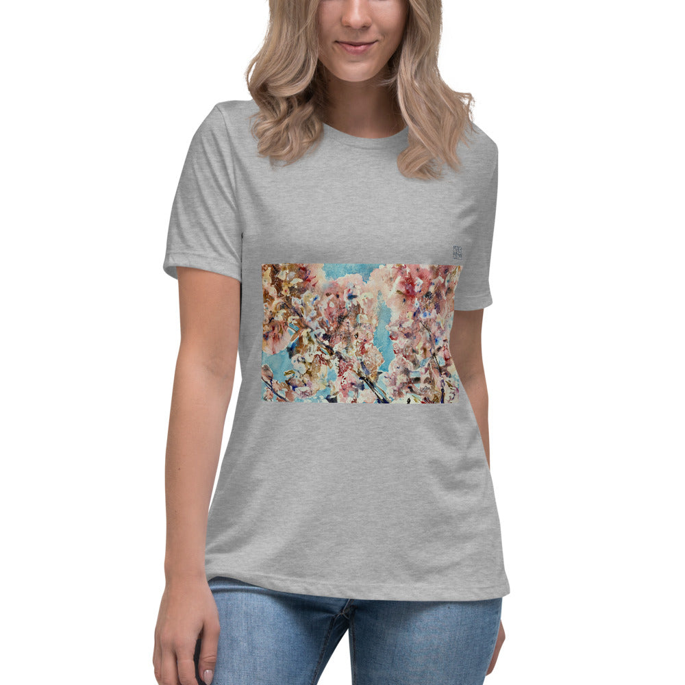 Women's Relaxed T-Shirt - Cherry Blossom