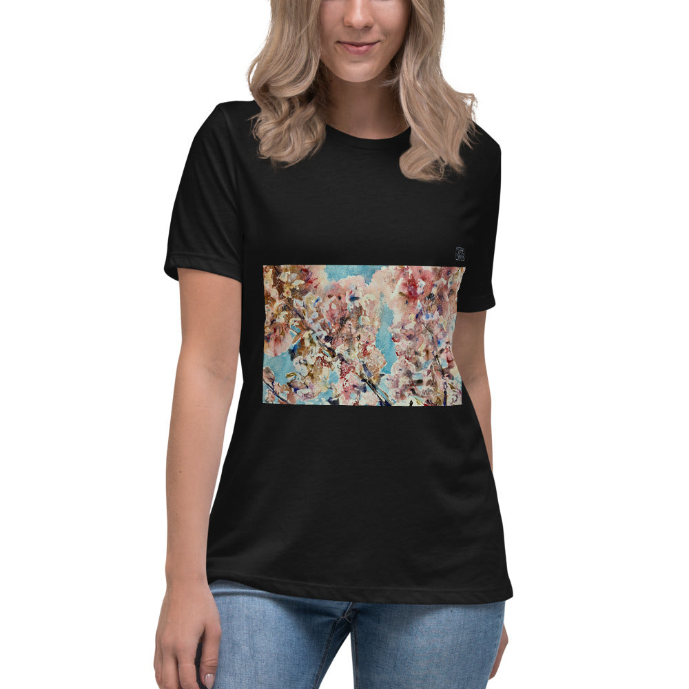 Women's Relaxed T-Shirt - Cherry Blossom